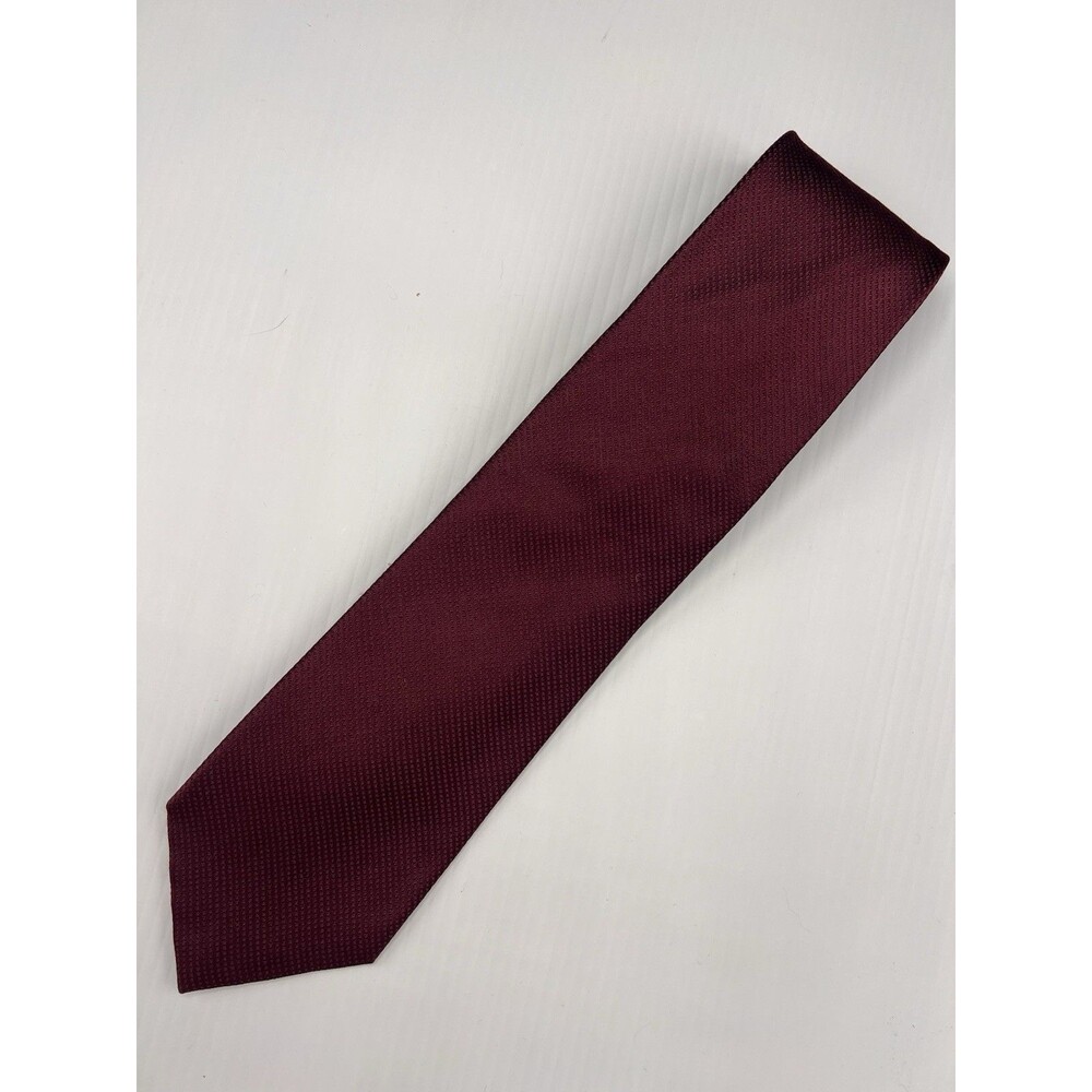 JOE Joseph Abboud Men’s 100% Silk Tie Burgundy 58” 3.5” NWT $39.50